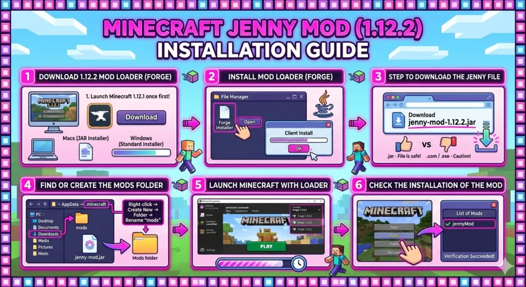 Easy Guide to Download JennyMod for Java Edition